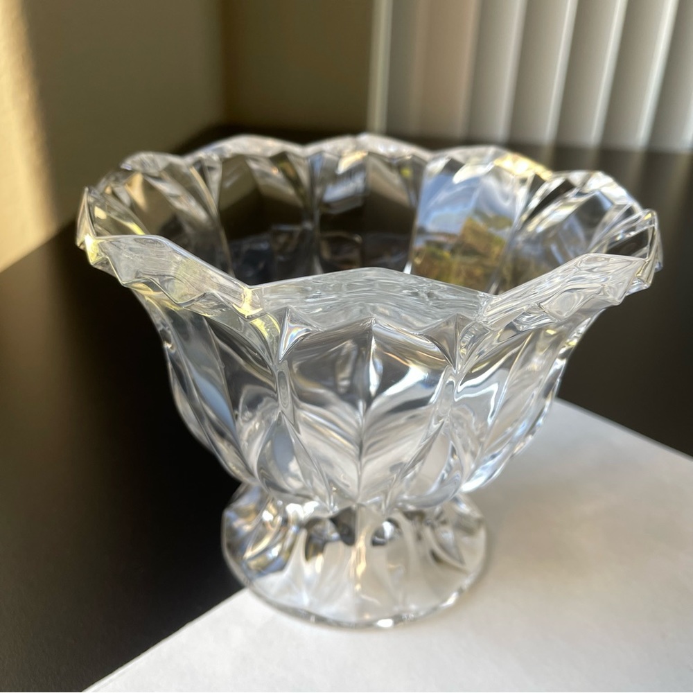 JG Durand Cristal Calliope Bowl Crystal Glass France